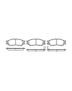 Тормозные колодки 001080SX Stellox