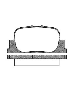 Тормозные колодки 080100 Remsa