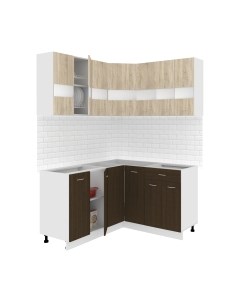 Кухонный гарнитур Кортекс-мебель Корнелия Экстра 1.5x1.4 без столешницы