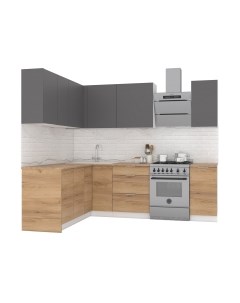 Кухонный гарнитур Интермебель Микс Топ-27 1.9x1.72м левая