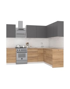 Кухонный гарнитур Интермебель Микс Топ-28 2.0x1.72м правая