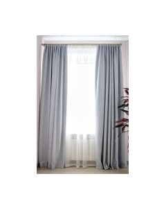 Шторы Рогожка снежный РСС-K18 Decoretto