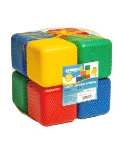 Развивающий игровой набор Соломон Набор цветных кубиков / 1930539