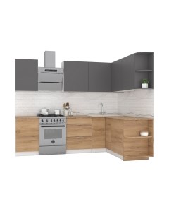 Кухонный гарнитур Интермебель Микс Топ-18 2.0x1.7м правая