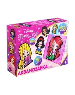 Развивающая игра Disney Аквамозаика. Рапунцель, Белоснежка, Ариэль. Принцессы / 9826980