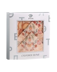 Комплект столового белья Этель Нью-Дели. Скатерть + салфетки / 4136548