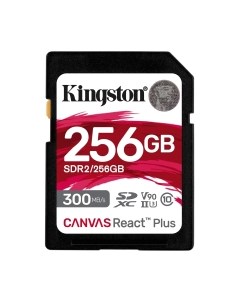 Карта памяти Canvas React Plus SDXC 256GB (SDR2/256GB) Kingston