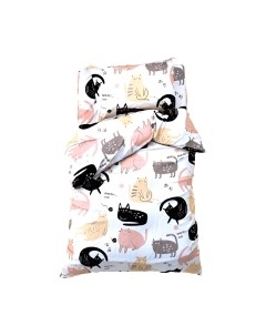 Комплект постельного белья Этель Cat Party / 7115436