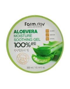 Гель для лица FarmStay Увлажняющий успокаивающий для лица и тела с экстрактом алоэ Farmstay