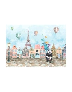 Фотообои листовые ФабрикаФресок Детская Панда / 414280 Фабрикафресок