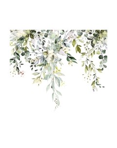 Фотообои листовые ФабрикаФресок Зеленый гербарий / 703270 Фабрикафресок