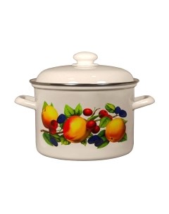 Кастрюля Яблоки 1612АП2/4 Лысьвенские эмали