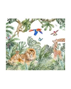 Фотообои листовые ФабрикаФресок Детские Джунгли / 103265 Фабрикафресок