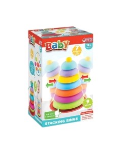 Развивающий игровой набор Dede Логическая пирамидка Тарелочки-неваляшки / 03622