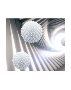 Фотообои листовые ФабрикаФресок 3D Шары в туннеле / 073265 Фабрикафресок