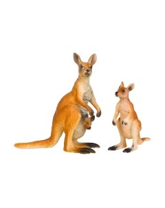 Набор фигурок коллекционных Masai Mara Мир диких животных. Семья кенгуру / MM211-146 Masai mara