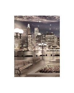 Фотообои листовые ФабрикаФресок Фреска Ночной Нью-Йорк / 662270 Фабрикафресок