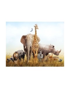 Фотообои листовые ФабрикаФресок Африканские звери / 481301 Фабрикафресок