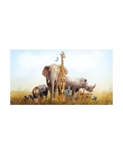 Фотообои листовые ФабрикаФресок Африканские звери / 485270 Фабрикафресок