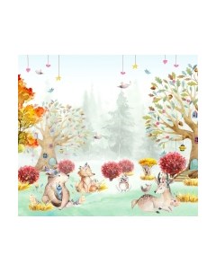 Фотообои листовые ФабрикаФресок Детские Сказочный лес / 753270 Фабрикафресок