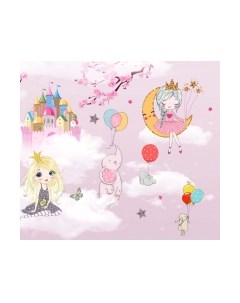 Фотообои листовые ФабрикаФресок Детские Принцессы на облаках / 623270 Фабрикафресок