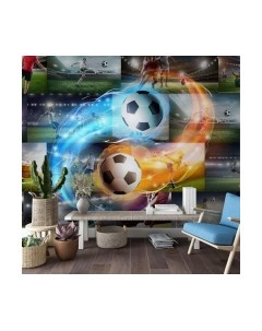 Фотообои листовые ФабрикаФресок Футбол Футбольный коллаж / 592270 Фабрикафресок
