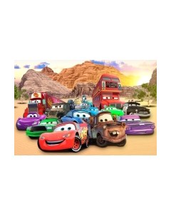 Фотообои листовые ФабрикаФресок Детские Тачки / 454270 Фабрикафресок