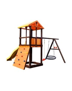 Игровой комплекс Perfetto Sport Pitigliano 5 + качели Паутина Perfetto sport