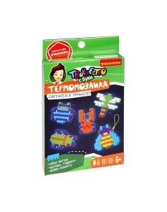 Развивающая игра Bondibon Термомозаика неоновая. Светится в темноте / ВВ5470