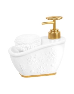 Дозатор для жидкого мыла Elan Gallery Снежинки / 540549 Elan gallery