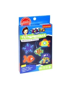 Развивающая игра Bondibon Термомозаика неоновая. Светится в темноте / ВВ5469