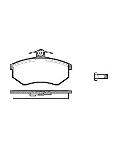 Тормозные колодки 013410 Remsa