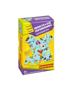 Настольная игра Bondibon Логомозаика. Звуки Ч и Щ. Играй. Думай. Учись / ВВ5548