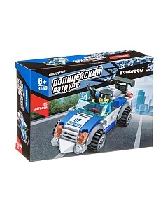 Конструктор Bondibon Полицейский патруль. Машина / ВВ3640