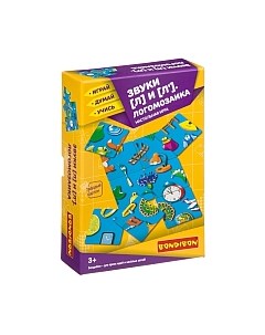 Развивающая игра Bondibon Логомозаика. Звуки [Л] и [Л'] / ВВ3917