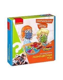 Настольная игра Bondibon Разноцветные усы / ВВ3154
