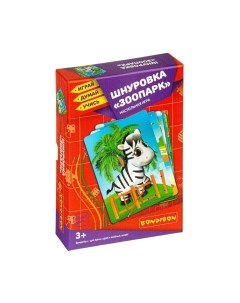 Настольная игра Bondibon Шнуровка Зоопарк / ВВ4248