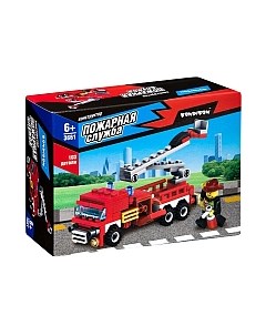 Конструктор Bondibon Пожарная служба. Пожарная машина / ВВ3661