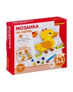 Развивающая игра Bondibon Мозаика. На ферме / ВВ3026