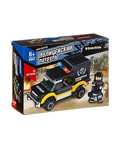 Конструктор Bondibon Полицейский патруль. Машина / ВВ4047