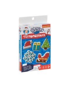Развивающая игра Bondibon Новогодняя термомозаика 2D с Буки / ВВ4524