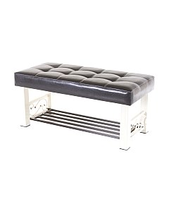 Банкетка AMC Lux 5 кожзам с полкой / 5.1Б100322 Amc