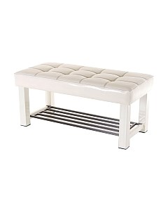 Банкетка AMC Lux 4 кожзам с полкой / 4.1Б100332 Amc