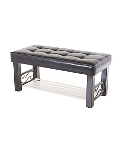 Банкетка AMC Lux 5 кожзам с полкой / 5.1Б100223 Amc