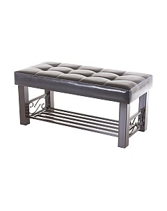 Банкетка AMC Lux 5 кожзам с полкой / 5.1Б100222 Amc