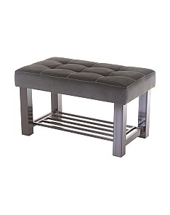 Банкетка AMC Lux 4 ткань с полкой / 4.2Б80222 Amc