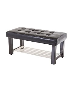 Банкетка AMC Lux 4 кожзам с полкой / 4.1Б100223 Amc