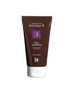 Шампунь для волос System 4 3 Mild Shampoo Для ежедневного применения System 4