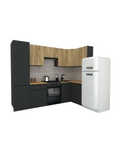 Кухонный гарнитур ВерсоМебель Эко-7 1.2x2.6 правая Версомебель