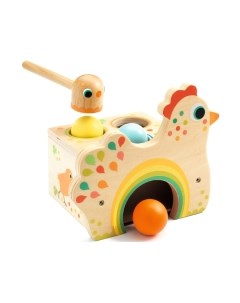 Развивающий игровой набор Djeco Забивалка Курочка / 06305/17